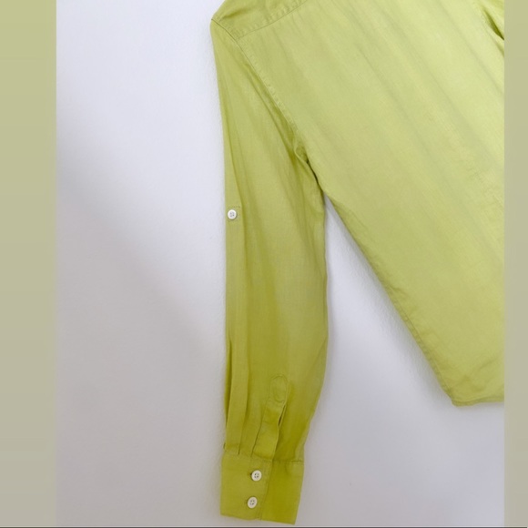 Tommy Bahama - Long Sleeve Button Down Oversized 100% Linen Shirt - Picture 7 of 14